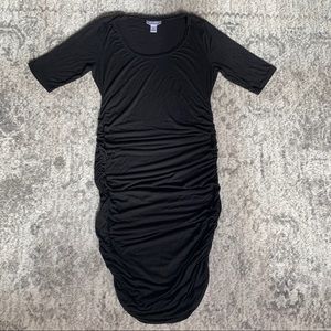 Motherhood maternity black dress-small